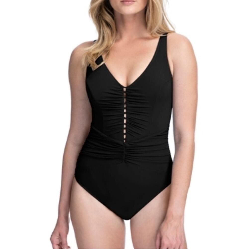 Profile by Gottex Black One Piece Swimsuit